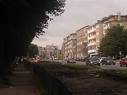 Kartuska Street, running through the centre of the district