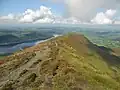 Looking north from Long Side to Ullock Pike and Bassenthwaite Lake.