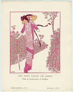 'Une Rose Parmi Les Roses'. Garden-party dress. April 1913
