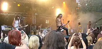 Uniklubi performing at Rockcock, 2008