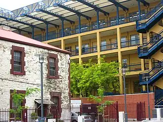 Buildings on the east end