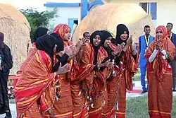 Image 31Somali women performing a traditional dance (from Culture of Somalia)