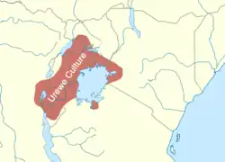 Approximate distribution of Urewe sites