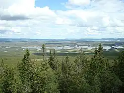 The view from Granberget.