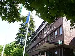 The Town hall of Rákosmente in the city center