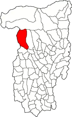 Location in Vâlcea County