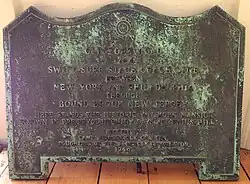 Old York Road bronze tablet