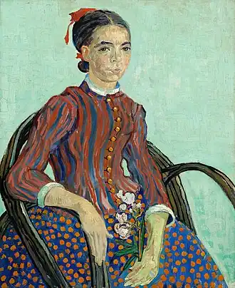 La Mousmé, July 1888 Oil on canvas, 74 x 60 cm National Gallery of Art, Washington D.C.