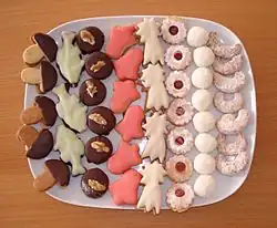 Image 38Christmas cookies (vánoční cukroví) (from Czech cuisine)