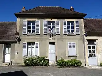 The town hall in Vaudancourt