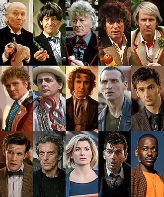 The fifteen (so far) faces of the Doctor
