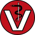 The V-form as a symbol of veterinary medicine.