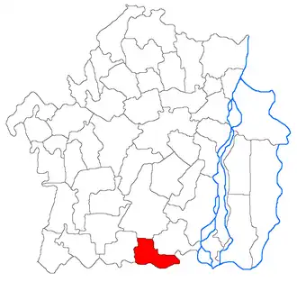 Location in Brăila County