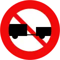 108: No vehicles with trailers
