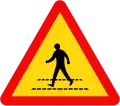 224: Pedestrian crossing ahead