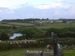 View of Lamanva from Mabe churchyard
