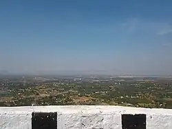 View of Vaniyambadi town from Yelagiri Hill station