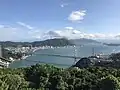 View of Kanmon Bridge from side of Shimonoseki