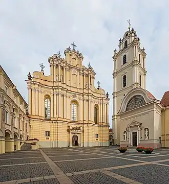 Church of St. Johns in Vilnius, now Lithuania (ca. 1748)