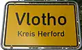 Vlotho in the district of Herford, Germany