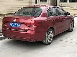 Volkswagen Lavida II sedan Facelift (rear)