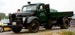 1946 Volvo LV142 with wood gas generator.