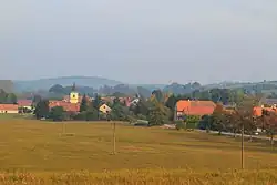 Vračovice as seen from Orlov