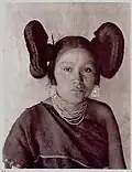 Young Hopi woman, ca 1886