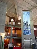 Washington State History Museum lobby. The vaulted roof reflects the nearby Union Station