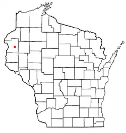 Location of Town of Apple River