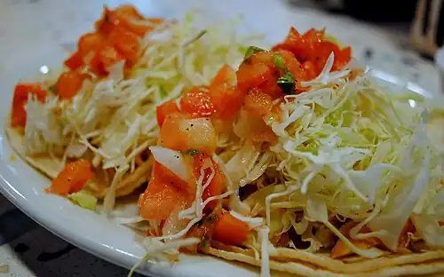 Baja-style fish tacos