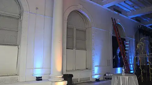 Wall detail in the former cafe Rouge in 2012