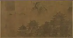 Pavilion of Prince Teng by Wang Zhenpeng, Yuan dynasty