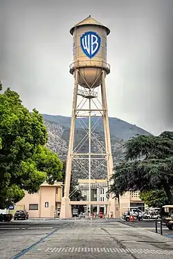 The Warner Bros. Water Tower in Burbank, California, U.S.