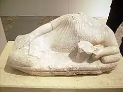 "Hermonax and his son dedicated me as a tithe of their works to Apollo."