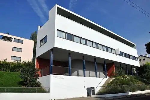 Corbusier Haus (right) and Citrohan Haus in Weissenhof, Stuttgart, Germany (1927)
