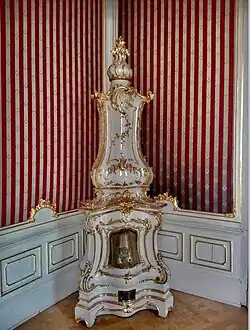 Wenckheim Palace – an original heating oven