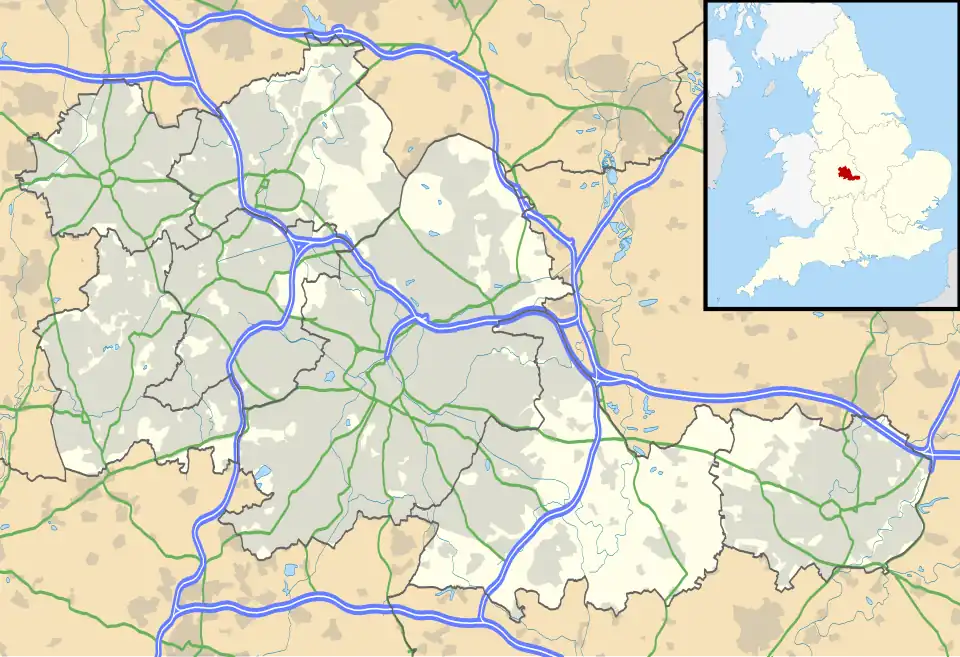 Hay Mills is located in West Midlands county