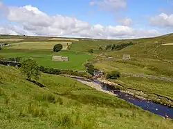 Whitsundale Beck joins the River Swale