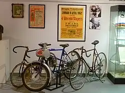 The KOERS museum holds a large collection of bicycles, posters and jerseys.