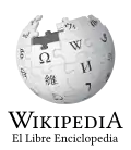 Wikipedia logo displaying the name "Wikipedia" and its slogan: "The Free Encyclopedia" below it, in Zamboanga Chavacano