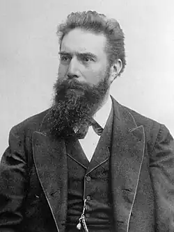 Photograph of Wilhelm Röntgen
