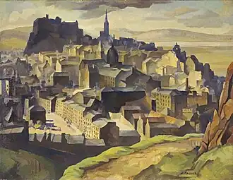 Image 3Edinburgh (from Salisbury Crags) by William Crozier, a painter associated with The Edinburgh School