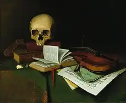 William Michael Harnett, Mortality and Immortality (1876)