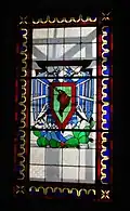 Church-style window with the form of UNAM's shield as graduate course exercise