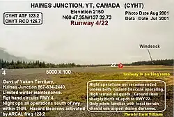 Haines Junction airport windsock