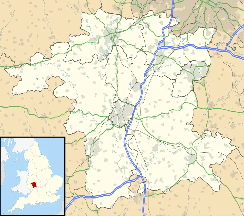 Droitwich Transmitting Station is located in Worcestershire