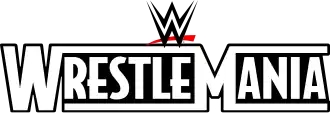 The official WrestleMania logo