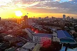 A panoramic view of San Juan from Xavier School Greenhills.
