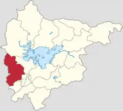 Location within Miyun District